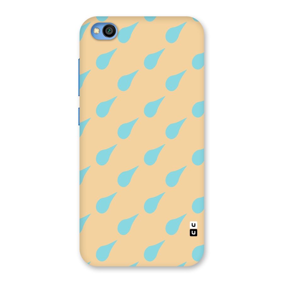 Pastel Orange Drops Back Case for Redmi Go