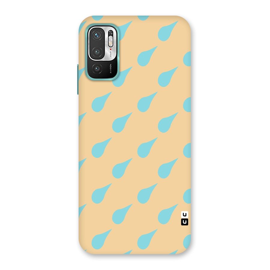 Pastel Orange Drops Back Case for Redmi Note 10T 5G