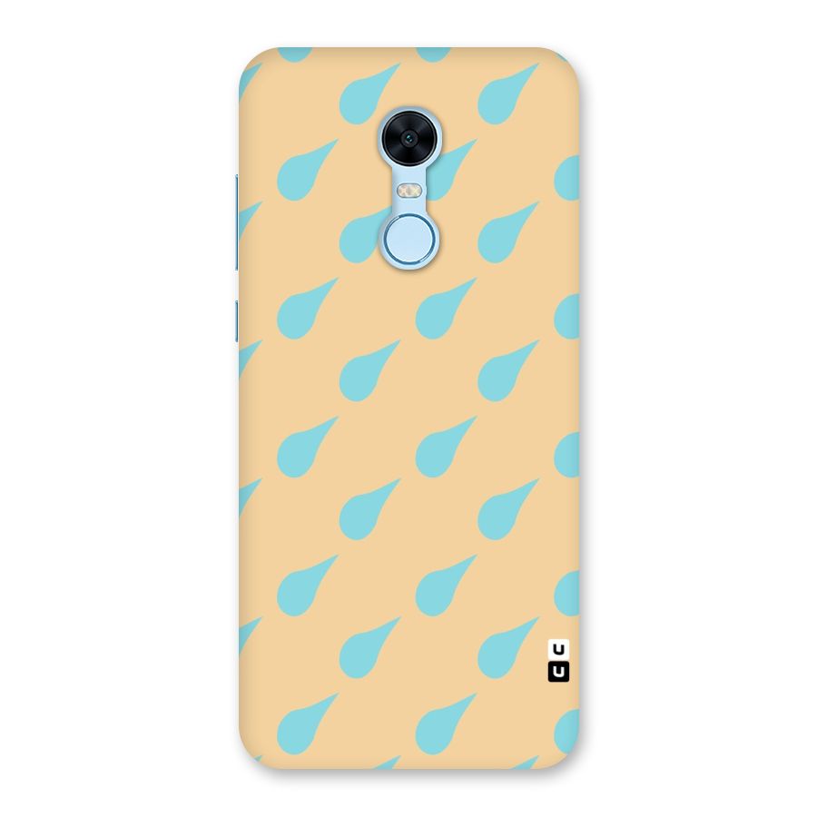 Pastel Orange Drops Back Case for Redmi Note 5