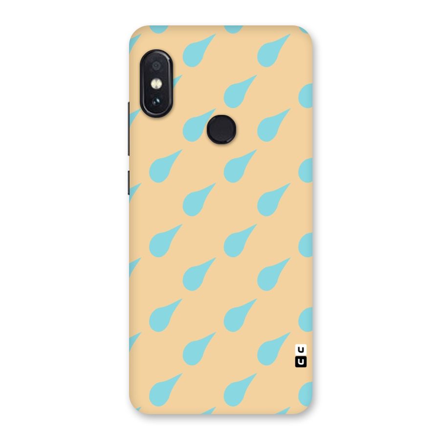 Pastel Orange Drops Back Case for Redmi Note 5 Pro