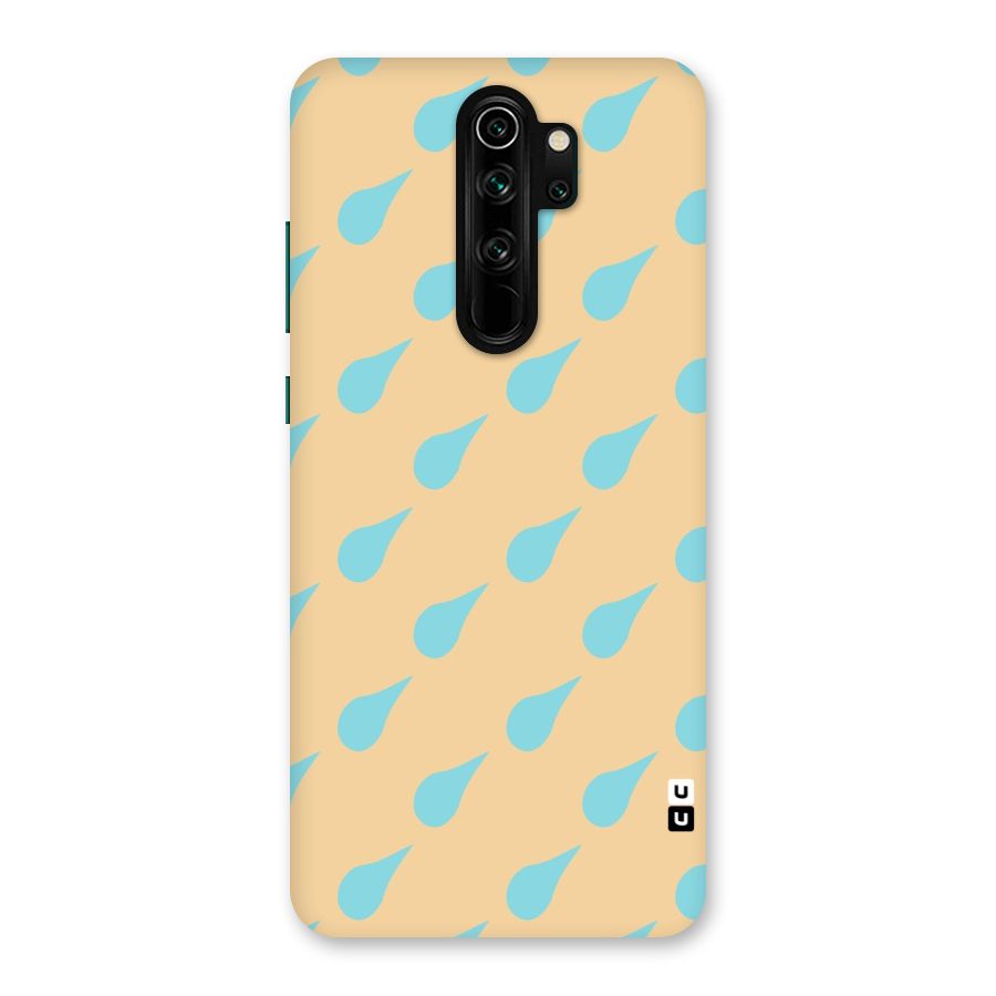 Pastel Orange Drops Back Case for Redmi Note 8 Pro