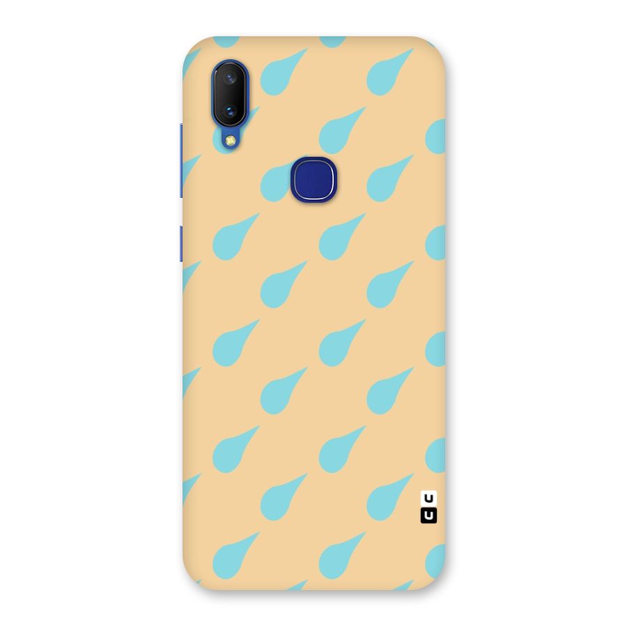 Pastel Orange Drops Back Case for Vivo V11