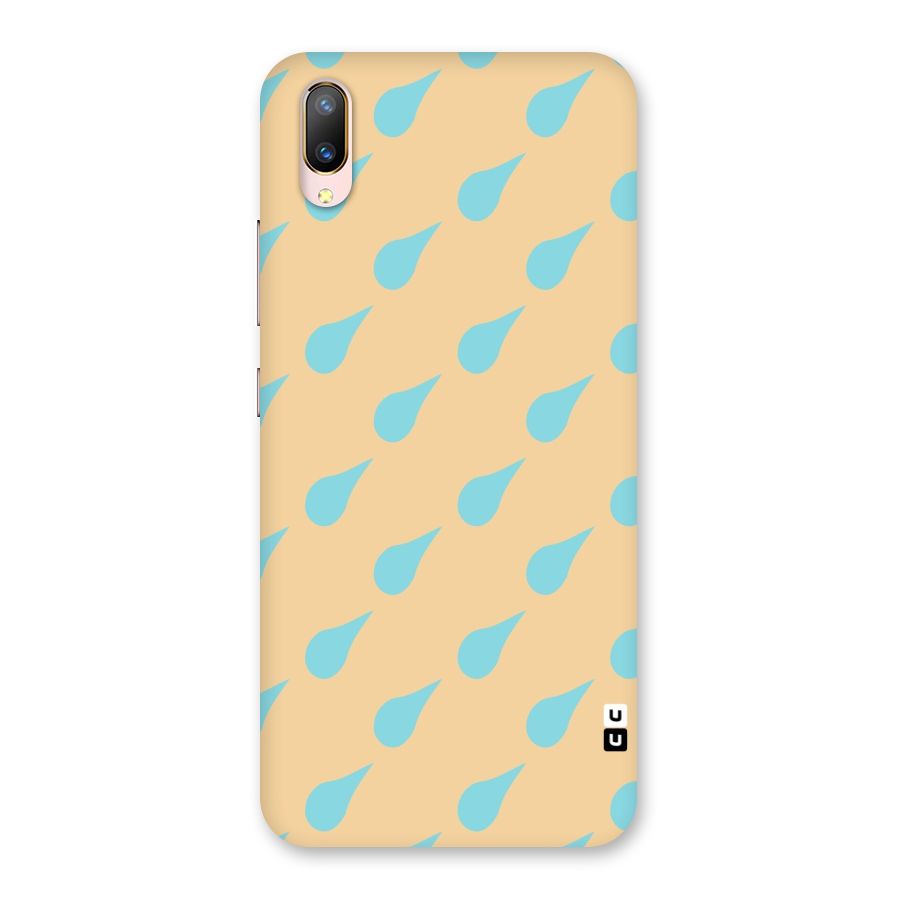 Pastel Orange Drops Back Case for Vivo V11 Pro