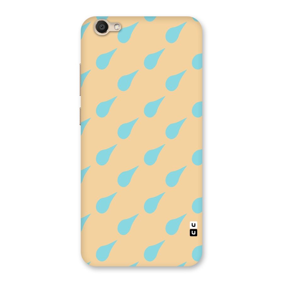 Pastel Orange Drops Back Case for Vivo V5