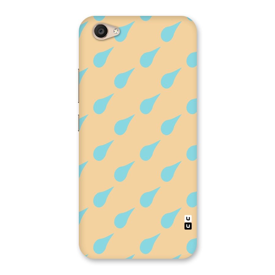 Pastel Orange Drops Back Case for Vivo V5 Plus