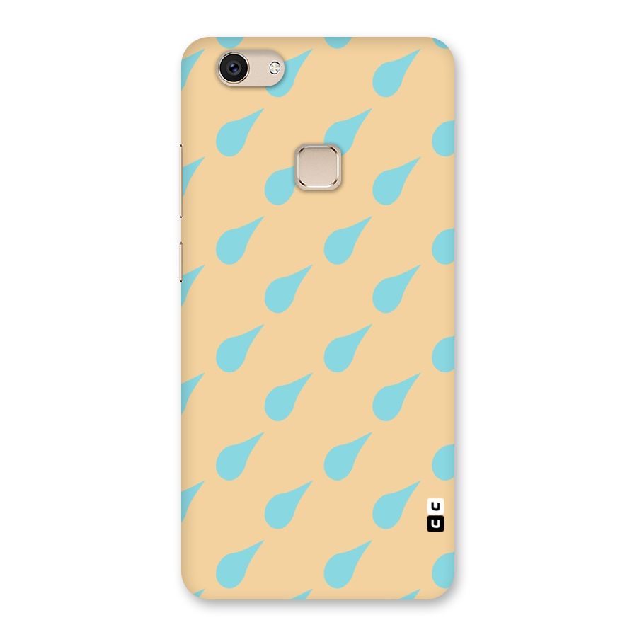 Pastel Orange Drops Back Case for Vivo V7