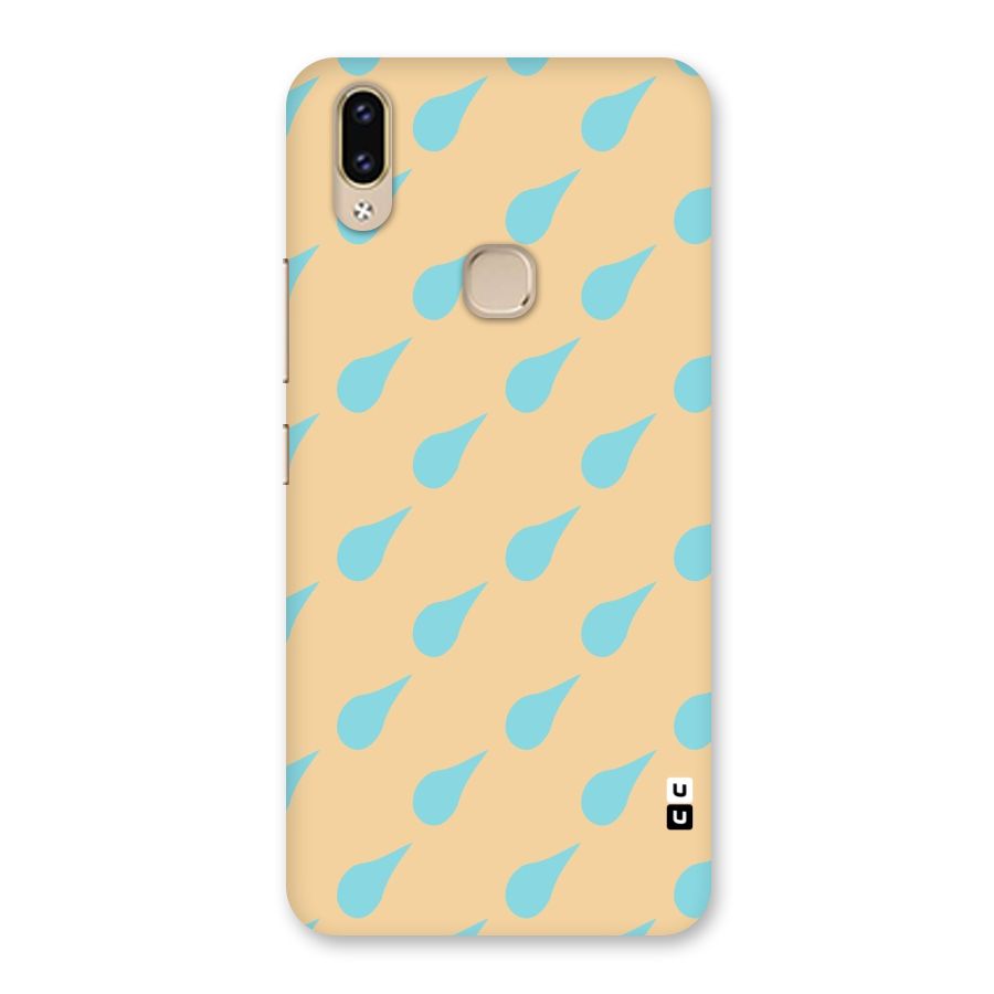 Pastel Orange Drops Back Case for Vivo V9 Youth