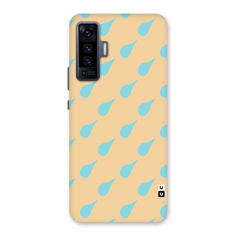 Pastel Orange Drops Back Case for Vivo X50