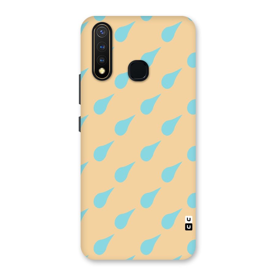 Pastel Orange Drops Back Case for Vivo Y19
