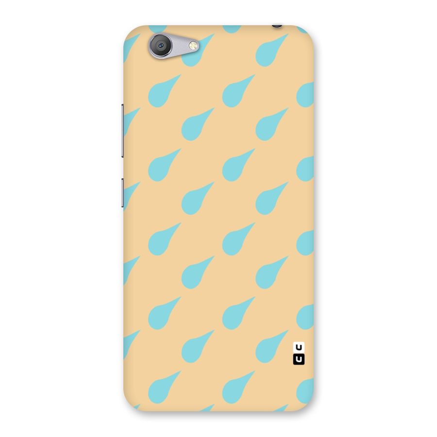 Pastel Orange Drops Back Case for Vivo Y53
