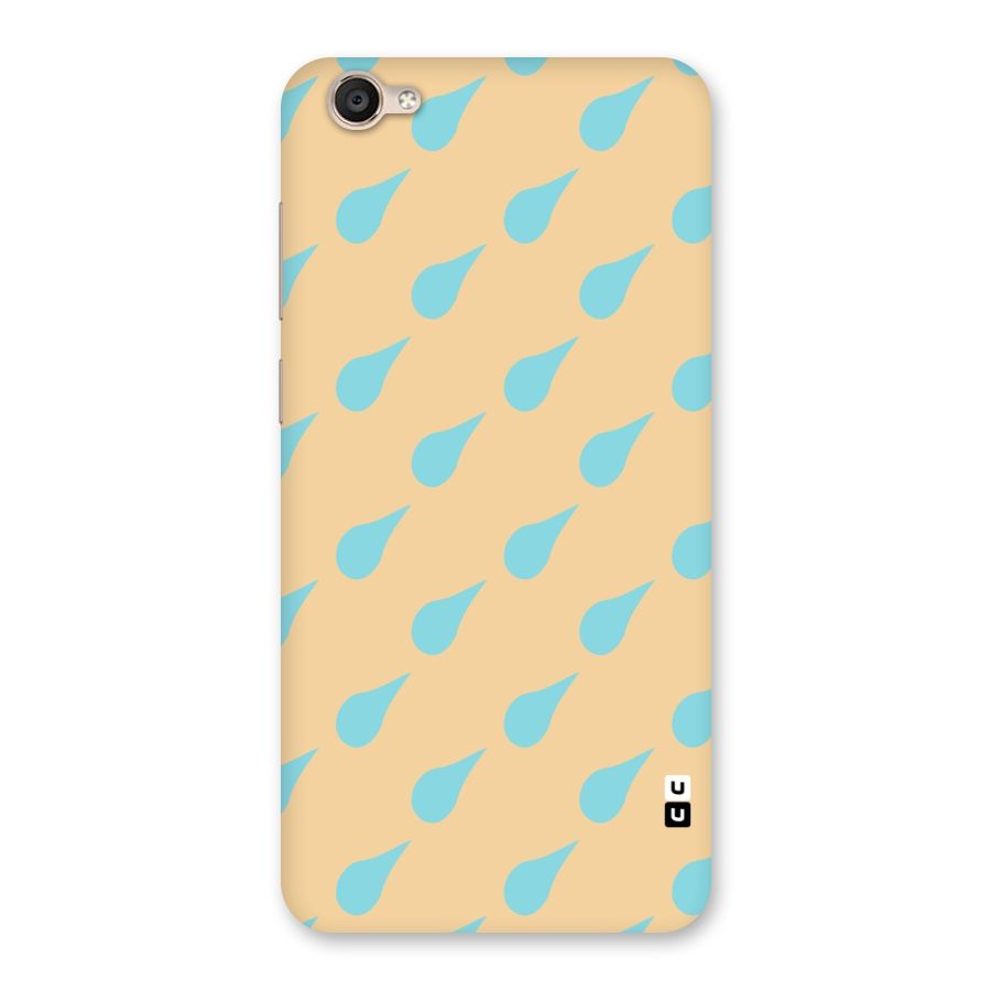 Pastel Orange Drops Back Case for Vivo Y55s