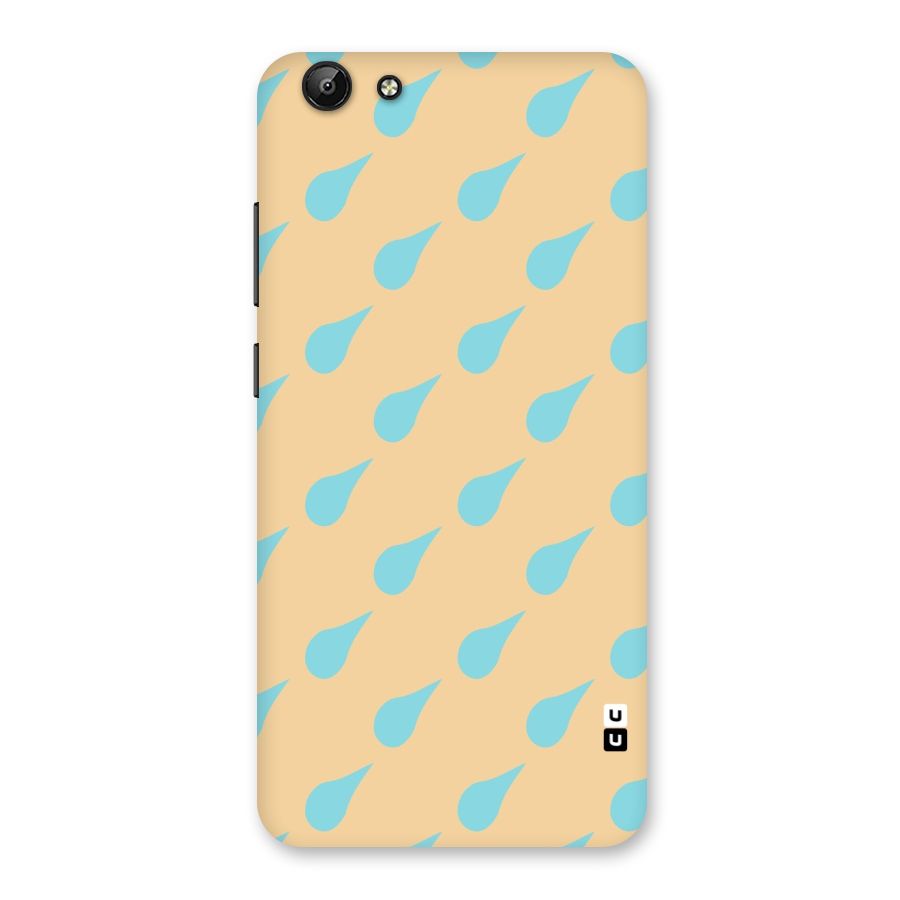 Pastel Orange Drops Back Case for Vivo Y69