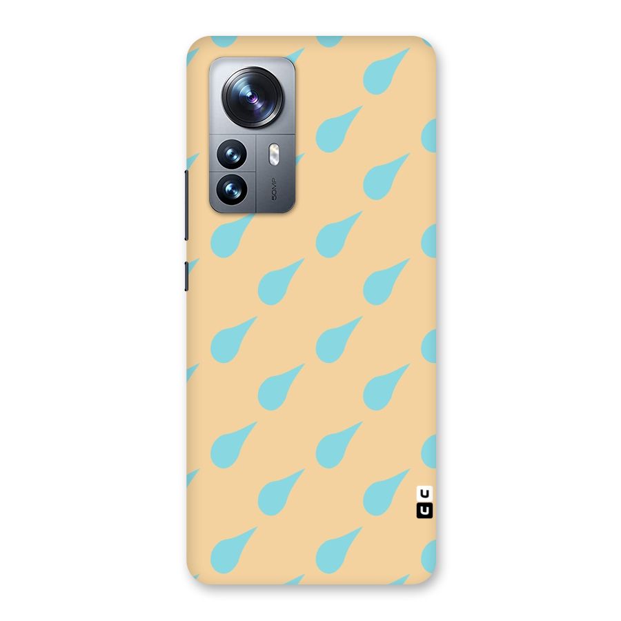 Pastel Orange Drops Back Case for Xiaomi 12 Pro