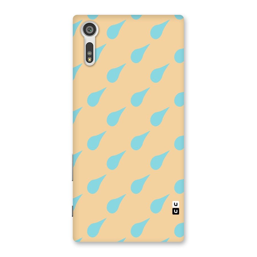 Pastel Orange Drops Back Case for Xperia XZ