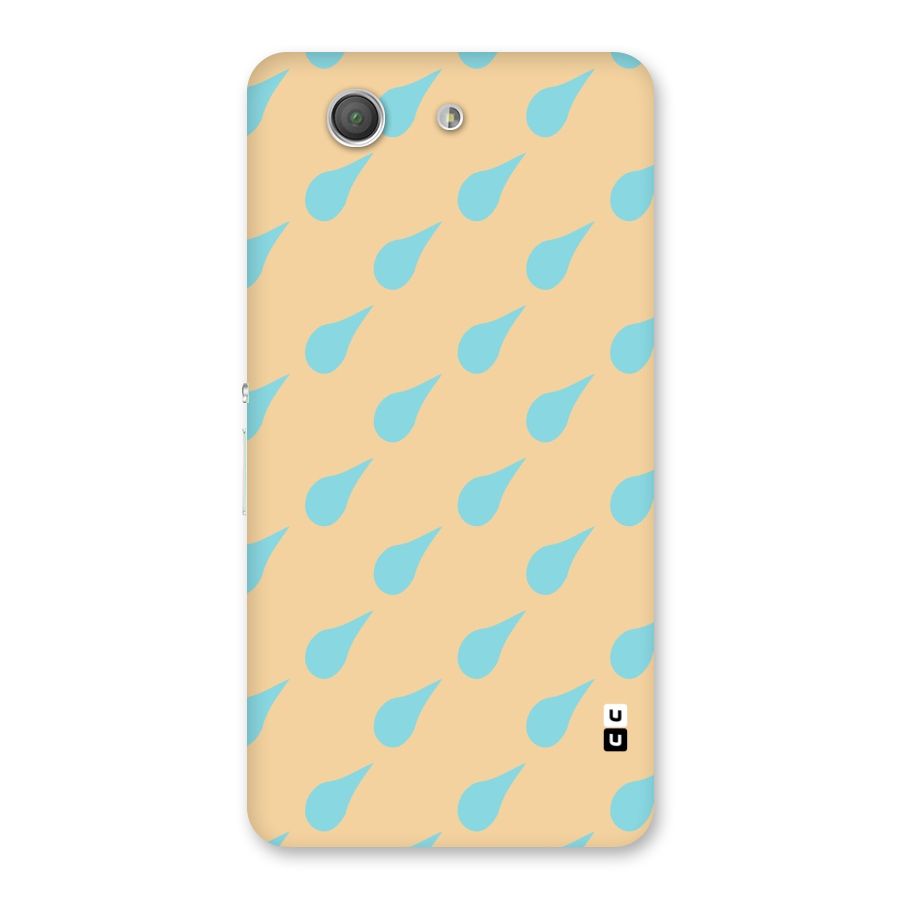 Pastel Orange Drops Back Case for Xperia Z3 Compact