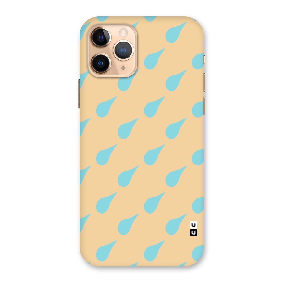 Pastel Orange Drops Back Case for iPhone 11 Pro