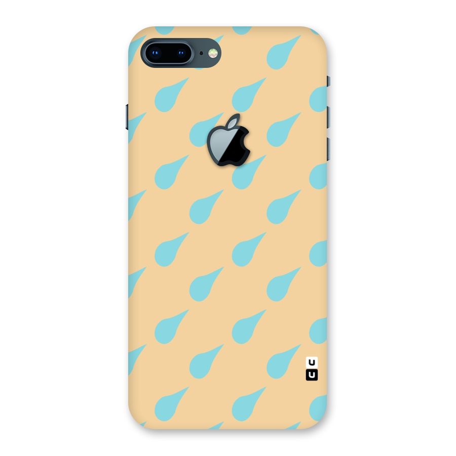 Pastel Orange Drops Back Case for iPhone 7 Plus Apple Cut