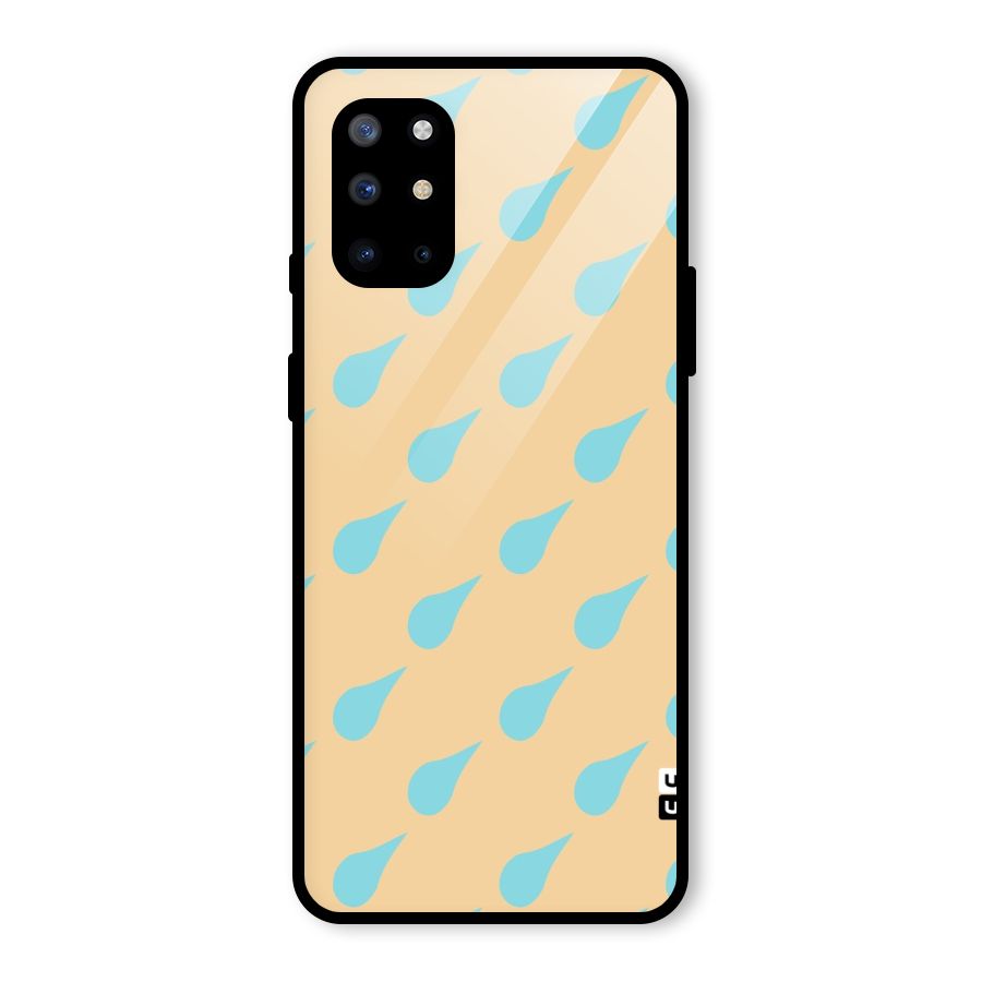 Pastel Orange Drops Glass Back Case for OnePlus 8T
