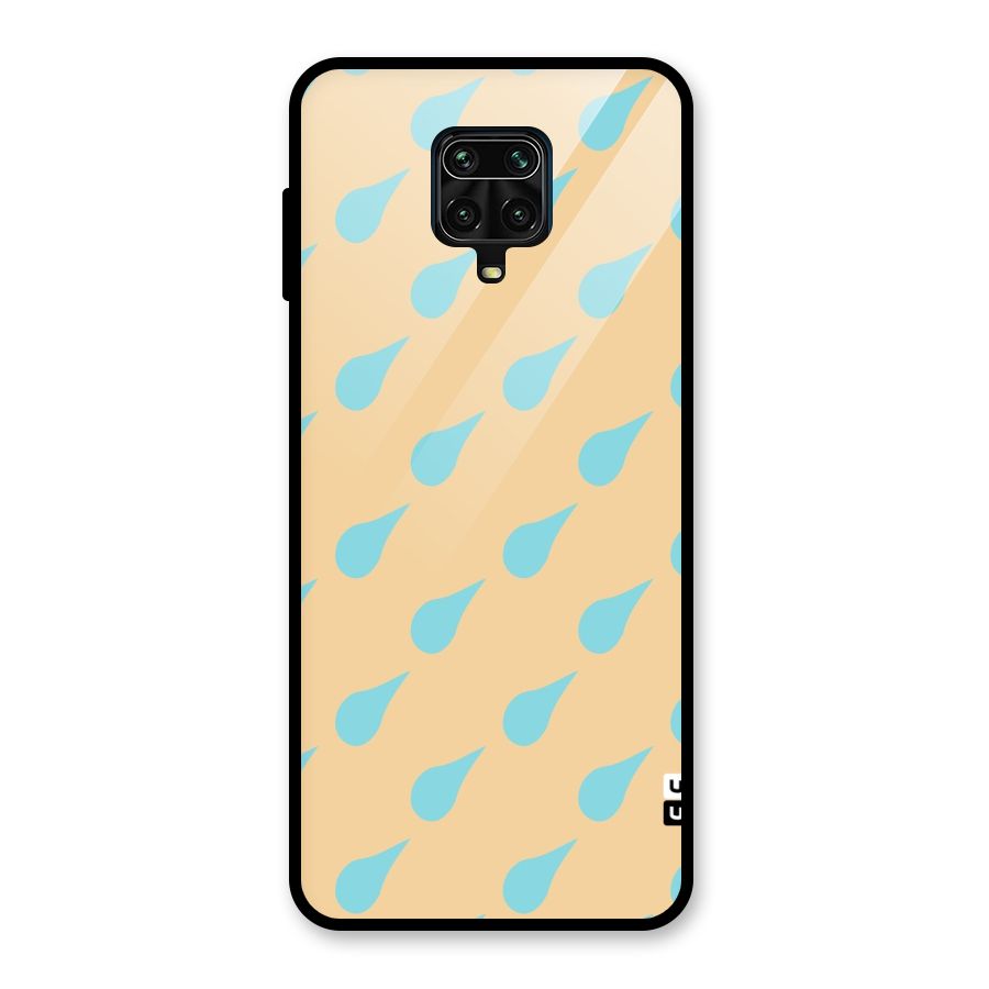 Pastel Orange Drops Glass Back Case for Poco M2 Pro