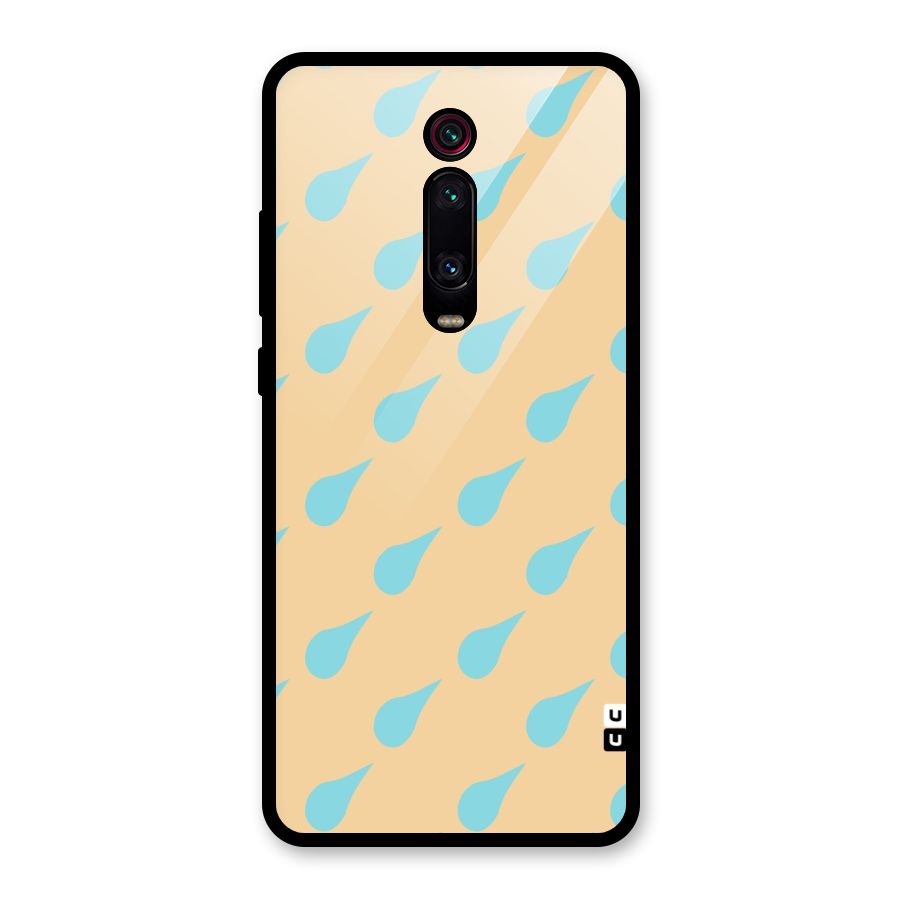 Pastel Orange Drops Glass Back Case for Redmi K20