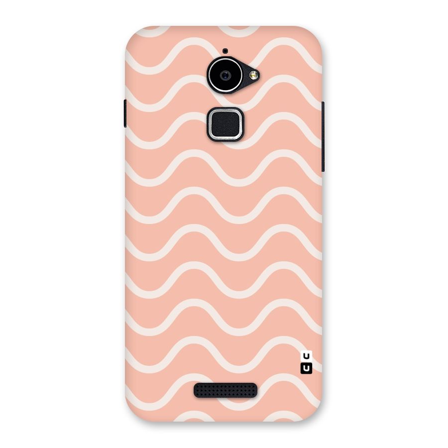 Pastel Peach Waves Back Case for Coolpad Note 3 Lite