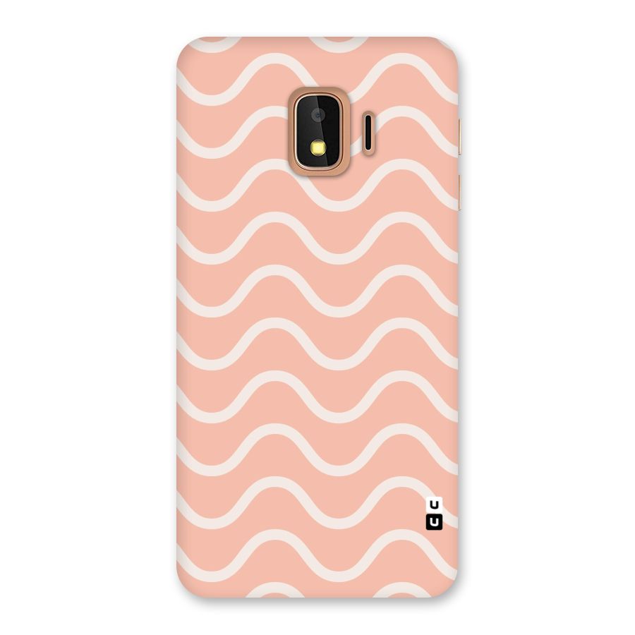Pastel Peach Waves Back Case for Galaxy J2 Core