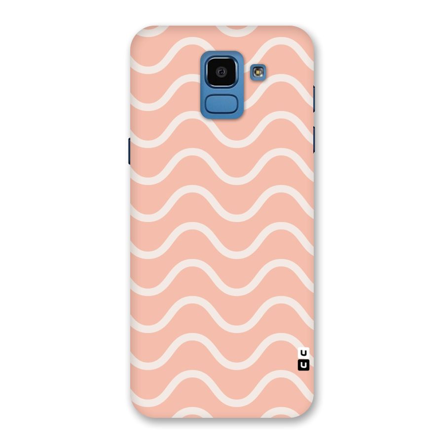 Pastel Peach Waves Back Case for Galaxy On6