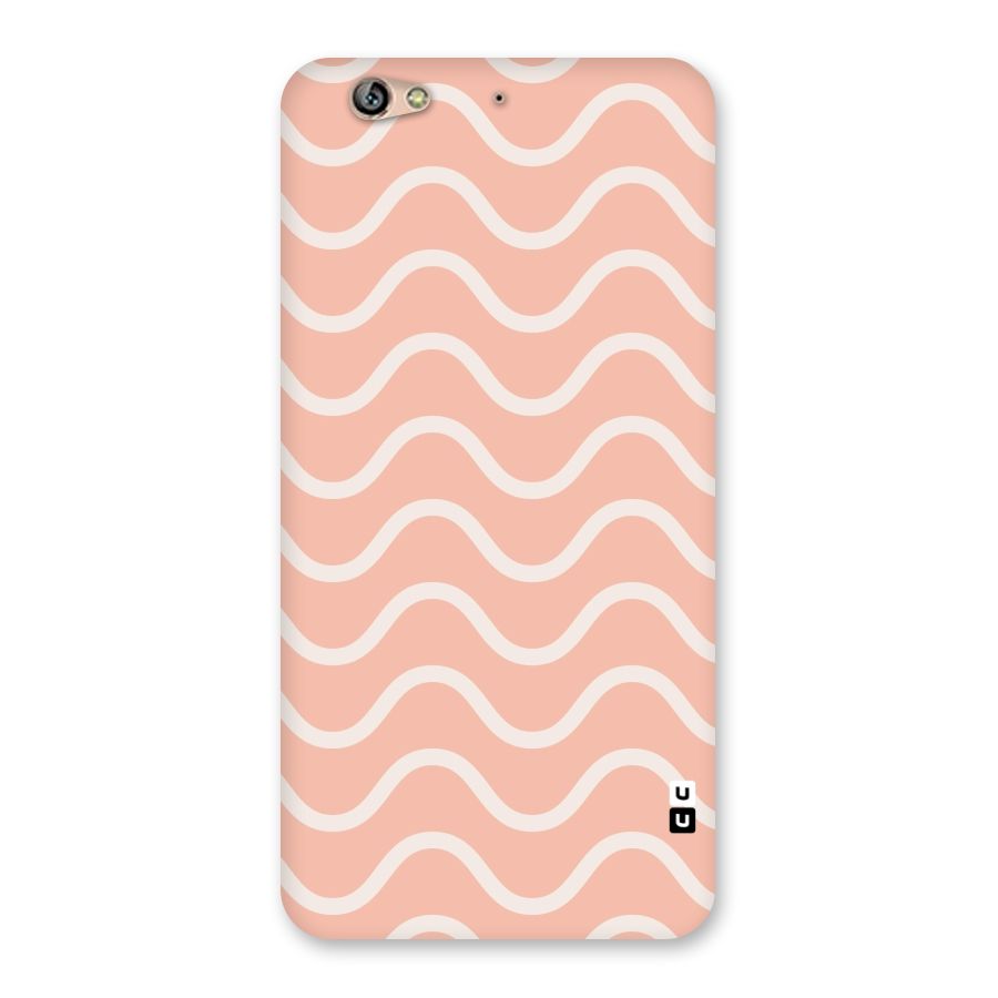 Pastel Peach Waves Back Case for Gionee S6