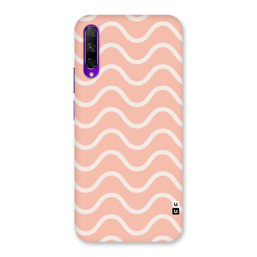Pastel Peach Waves Back Case for Honor 9X Pro