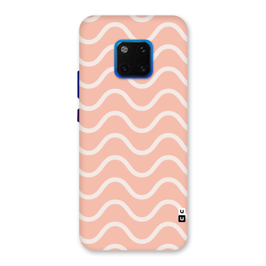 Pastel Peach Waves Back Case for Huawei Mate 20 Pro