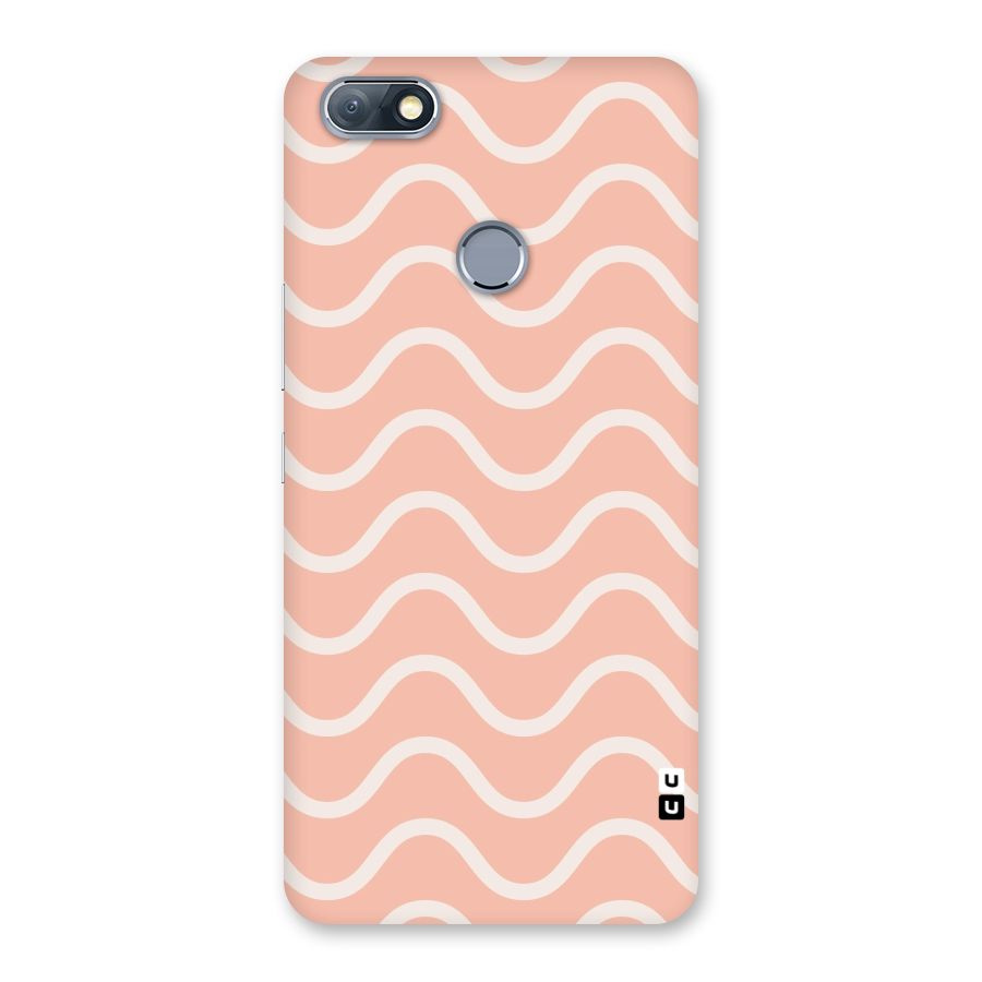 Pastel Peach Waves Back Case for Infinix Note 5