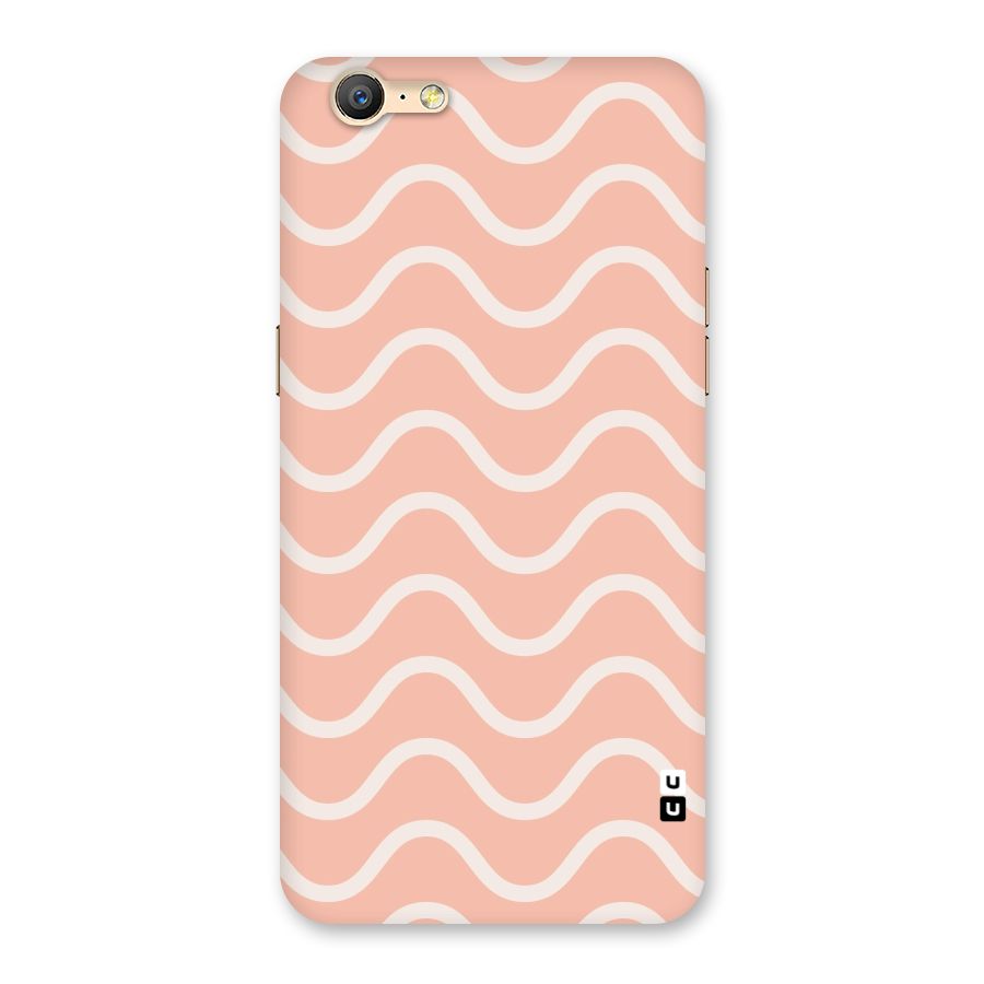 Pastel Peach Waves Back Case for Oppo A57