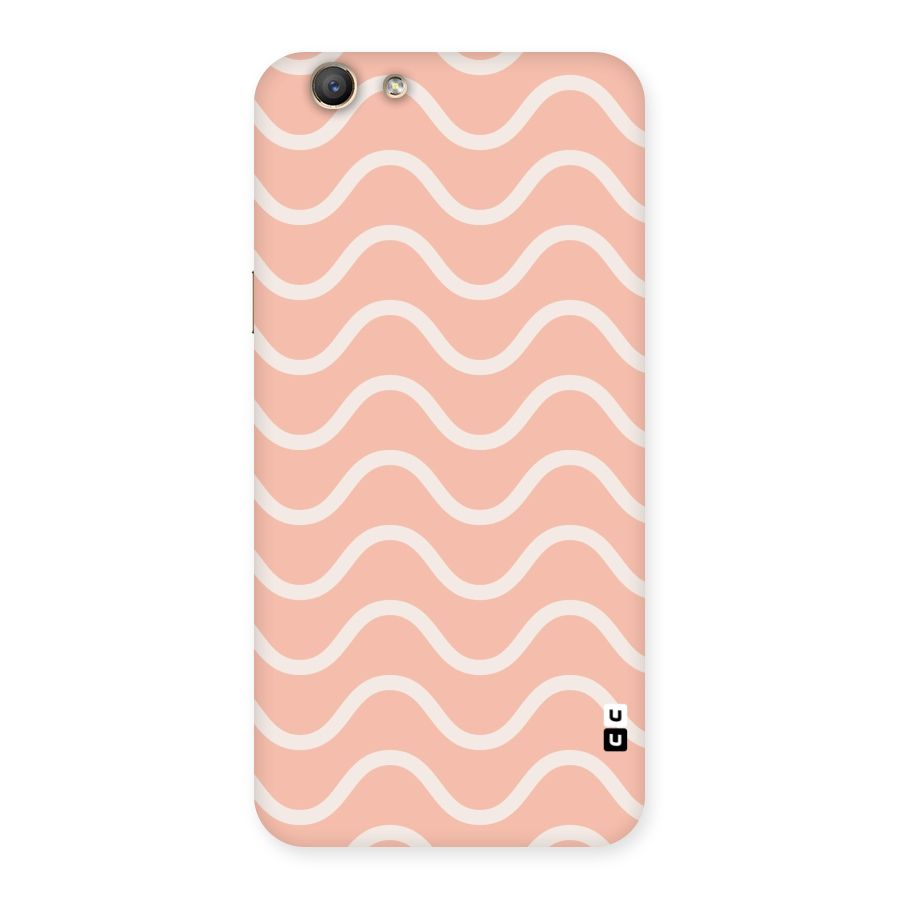 Pastel Peach Waves Back Case for Oppo A59