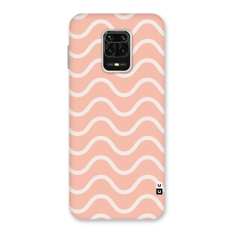 Pastel Peach Waves Back Case for Poco M2 Pro