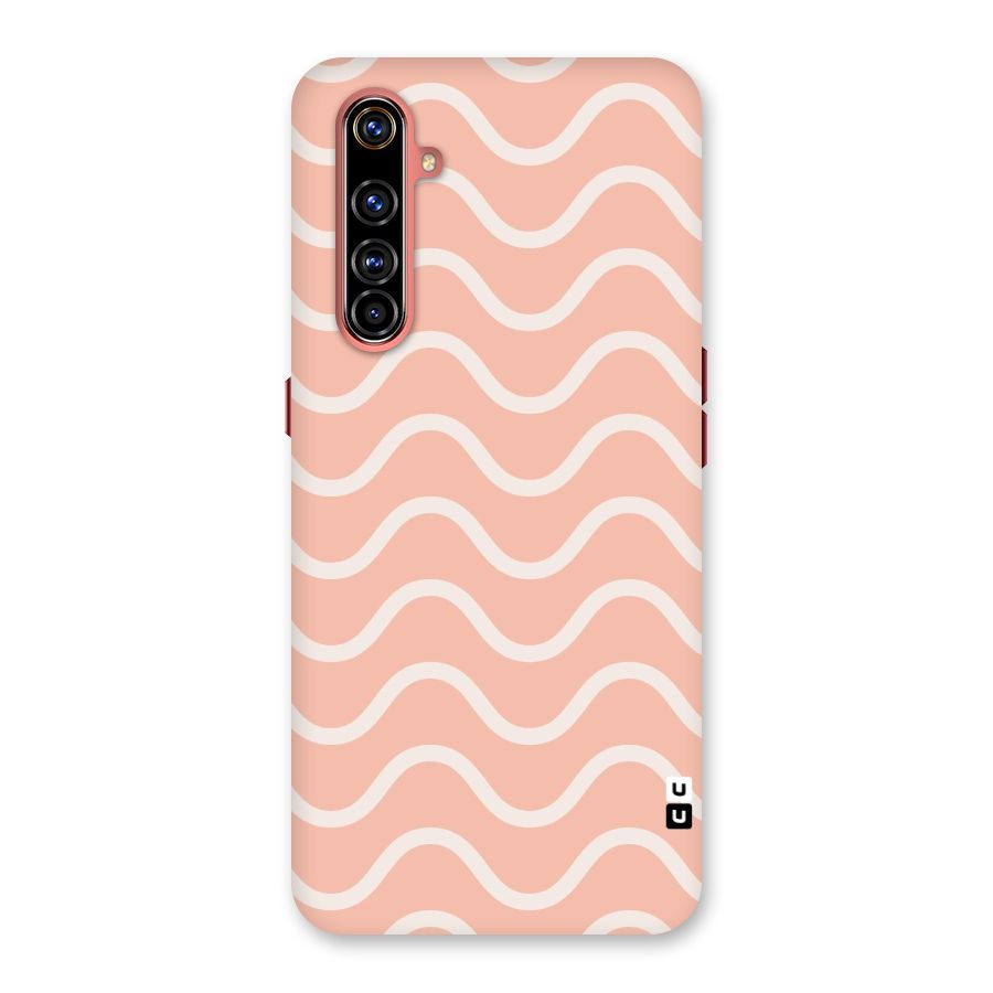 Pastel Peach Waves Back Case for Realme X50 Pro