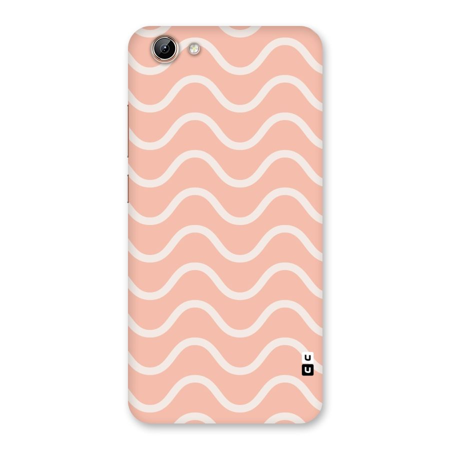 Pastel Peach Waves Back Case for Vivo Y71i