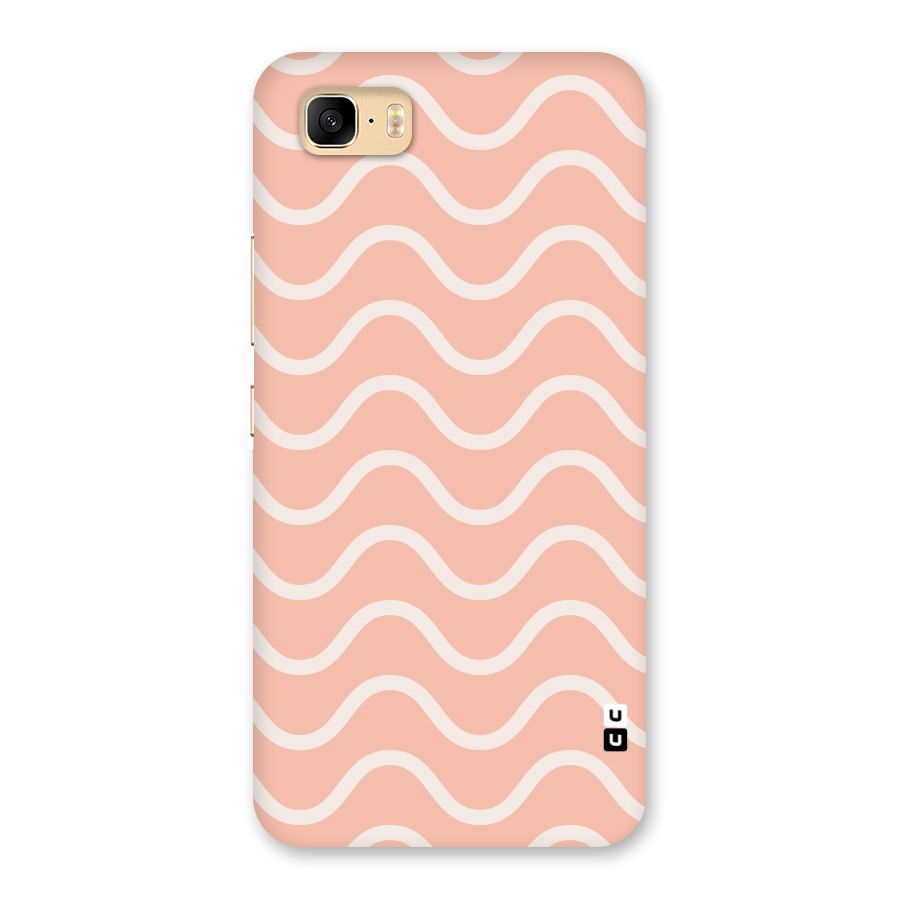 Pastel Peach Waves Back Case for Zenfone 3s Max
