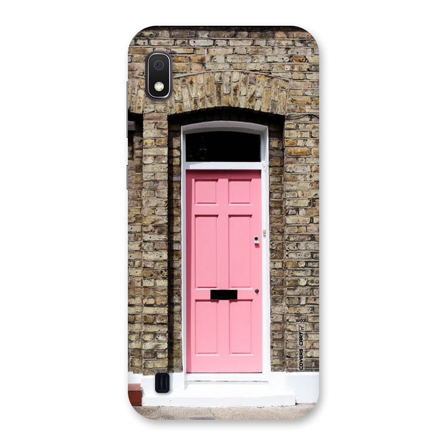 Pastel Pink Door Back Case for Galaxy A10