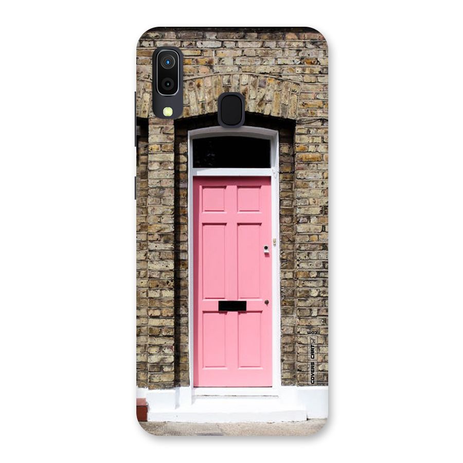 Pastel Pink Door Back Case for Galaxy A30
