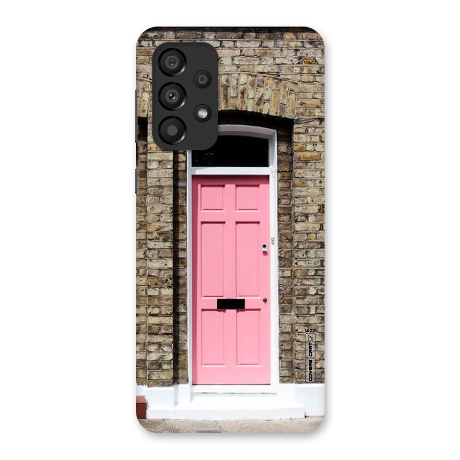 Pastel Pink Door Back Case for Galaxy A33 5G