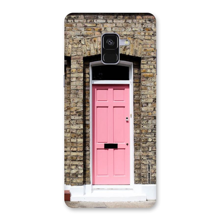 Pastel Pink Door Back Case for Galaxy A8 Plus