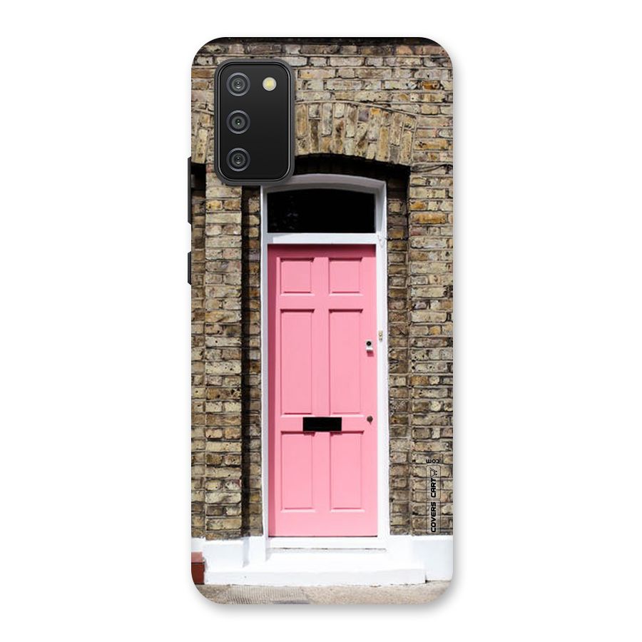 Pastel Pink Door Back Case for Galaxy M02s