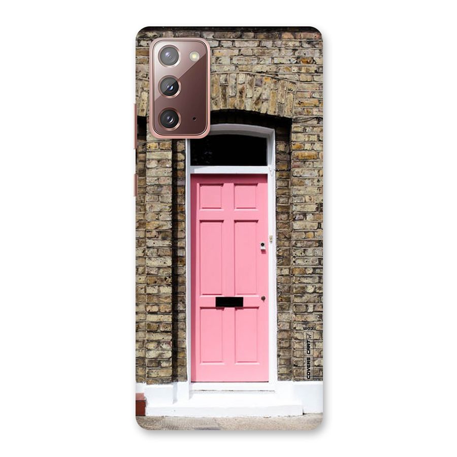 Pastel Pink Door Back Case for Galaxy Note 20