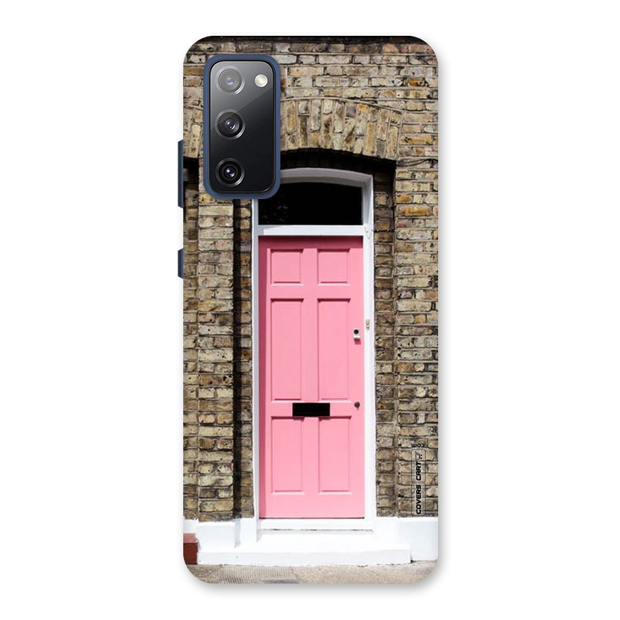 Pastel Pink Door Back Case for Galaxy S20 FE