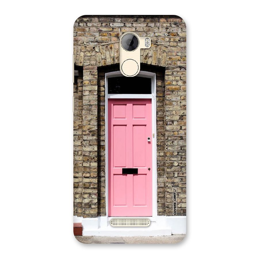 Pastel Pink Door Back Case for Gionee A1 LIte