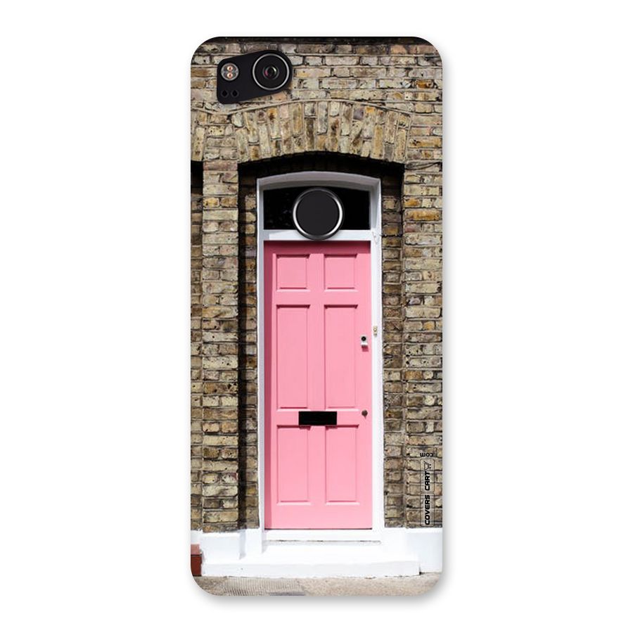 Pastel Pink Door Back Case for Google Pixel 2