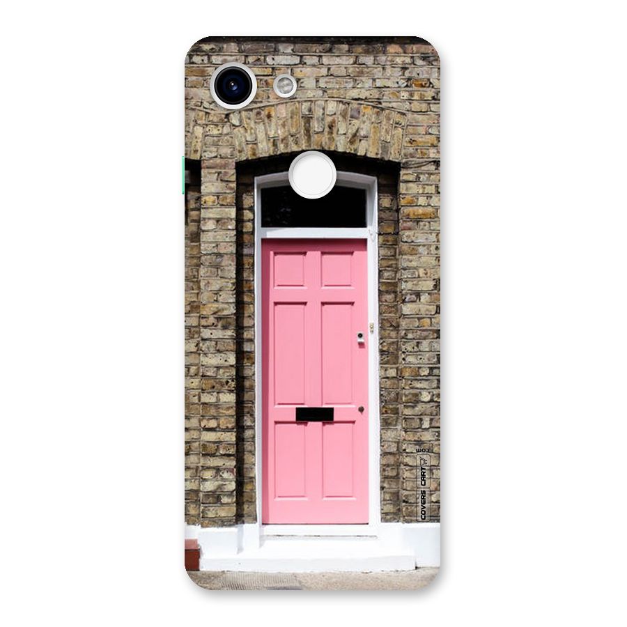 Pastel Pink Door Back Case for Google Pixel 3