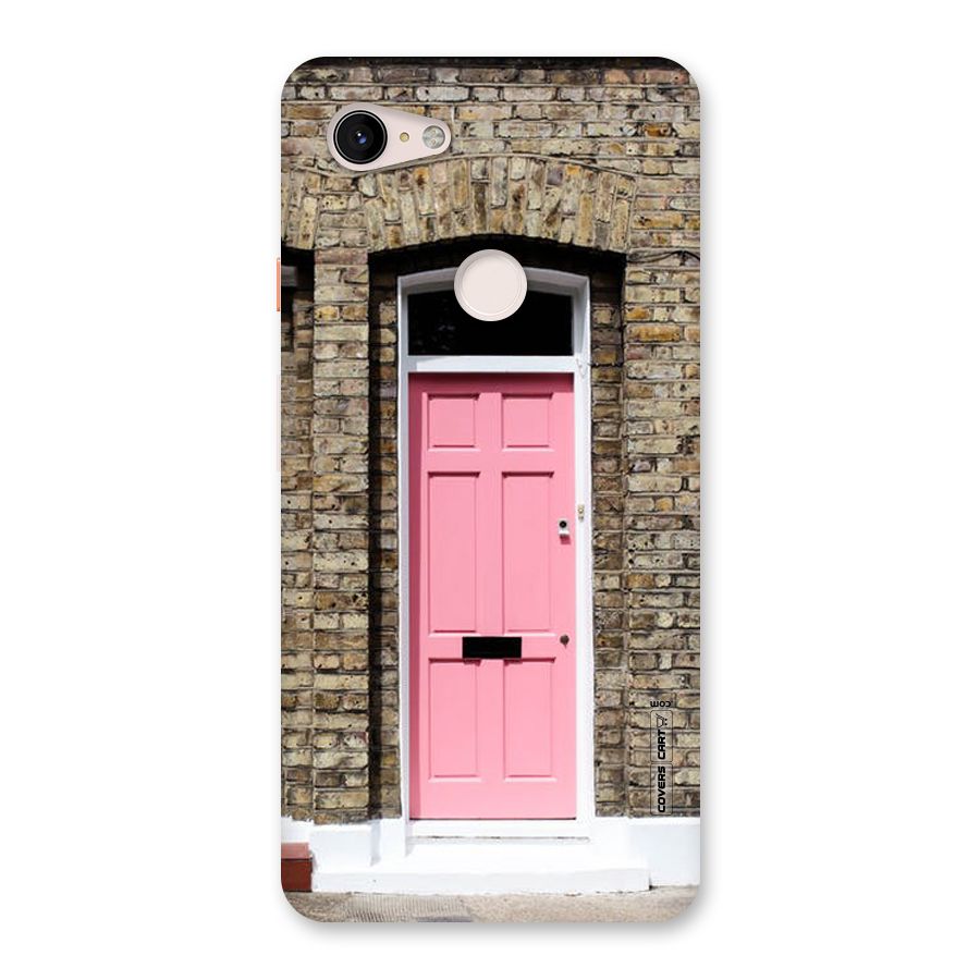 Pastel Pink Door Back Case for Google Pixel 3 XL