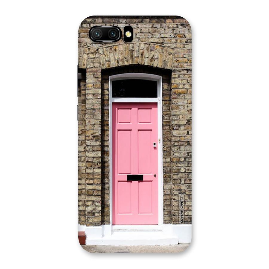 Pastel Pink Door Back Case for Honor 10