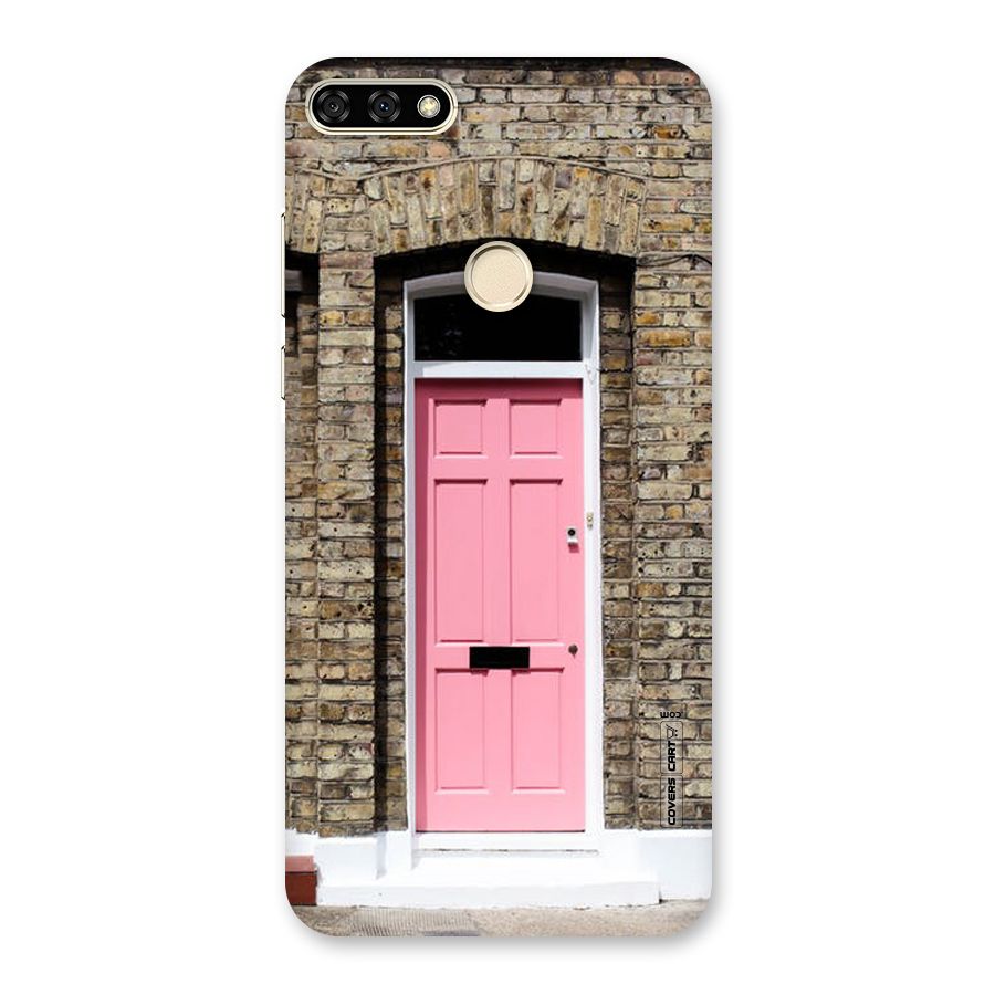 Pastel Pink Door Back Case for Honor 7A